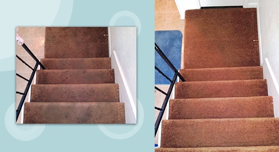 before after carpet cleaning